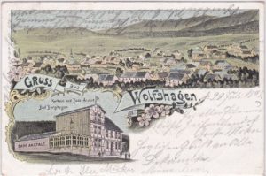 38685 Wolfshagen im Harz (Langelsheim), Farblitho, ca. 1895