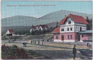 38875 Wernigerode (Harz), Bahnhof Dreiannen-Hohne, ca. 1910