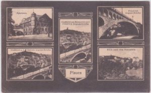 08523 Plauen im Vogtland, u.a. Sparkasse, ca. 1915