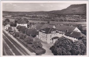 79774 Albbruck (Oberrhein), Hotel Albtal, Bahnlinie, ca. 1940