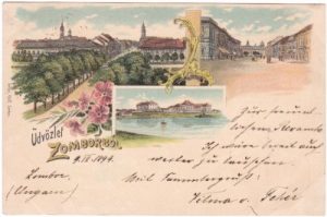 Zombor (Zobor), Farblitho, ca. 1895