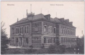 08371 Glauchau, Höhere Webeschule, ca. 1905