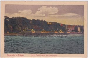 18546 Sassnitz auf Rügen, u.a. Seebrücke, ca. 1915