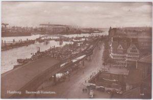 20459 Hamburg-Neustadt, Baumwall-Vorsetzen, Bahnhof, ca. 1930