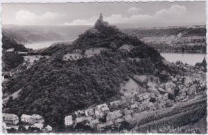 56338 Braubach am Rhein, Ortsansicht, ca. 1955