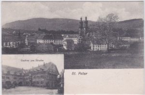 79271 St. Peter (Hochschwarzwald), Gasthaus zum Hirschen, ca. 1905