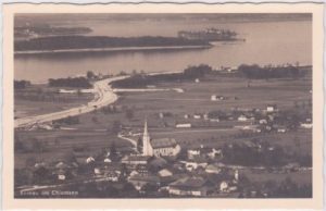83233 Bernau am Chiemsee, Luftaufnahme, ca. 1935
