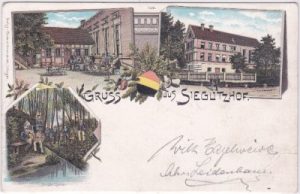 91054 Erlangen-Sieglitzhof, Gasthaus, Farblitho, ca. 1900