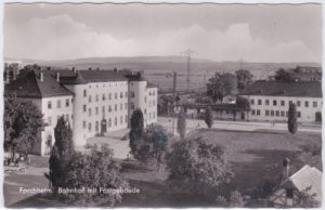 91301 Forchheim (Oberfranken), Bahnhof, ca. 1955