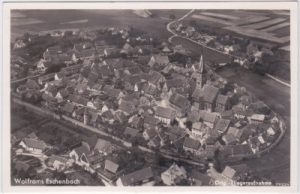 91639 Wolframs Eschenbach, Luftaufnahme, ca. 1930