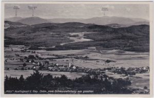 92444 Rötz (Oberpfalz), Ortsansicht, ca. 1940