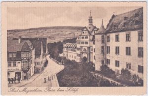 97980 Bad Mergentheim, Straßenansicht, ca. 1915