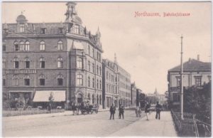 99734 Nordhausen, Bahnhofstraße, ca. 1905