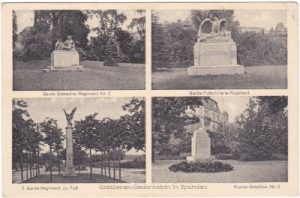 13597 Berlin-Spandau, Gedenkstein (Stabholzgarten), ca. 1915
