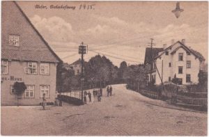 37170 Uslar (Solling), Bahnhofsweg, ca. 1915
