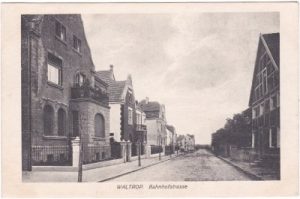 45731 Waltrop, Bahnhofstrasse, ca. 1920