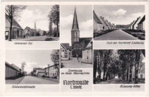 48356 Nordwalde in Westfalen, u.a. Barkhof-Siedlung, ca. 1955
