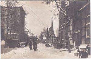 59602 Rüthen, Straßenansicht, Winter, ca. 1925