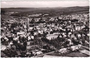 59755 Neheim-Hüsten im Sauerland (Arnsberg), Luftbild, ca. 1955