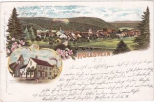 79585 Höllstein (Steinen/Baden), Farblitho, ca. 1900