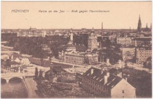80331 München, Blick auf Au-Haidhausen, ca. 1915