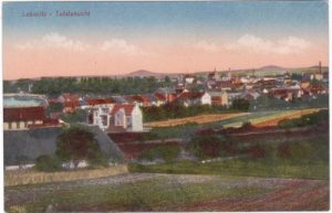 Lobositz (Lovosice), Totalansicht, ca. 1920
