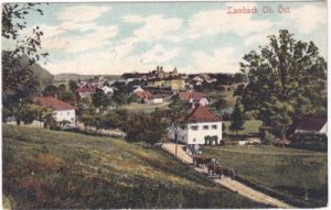 Lambach (Oberösterreich), Ortsansicht, ca. 1905