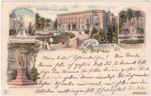 Posen, u.a. General-Kommando, Farblitho, ca. 1895