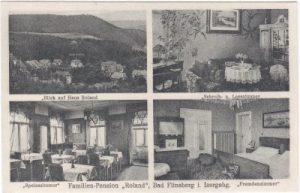 Bad Flinsberg im Isergebirge, Familien-Pension Roland, ca. 1910