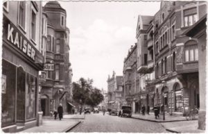 Deutsch-Eylau (Iława), Karl-Freyburgerstraße, ca. 1955