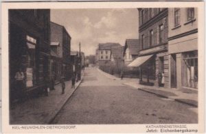 24149 Kiel-Neumühlen-Dietrichsdorf, Katharinenstrasse, ca. 1920