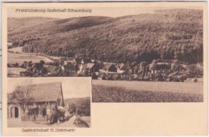 31840 Friedrichsburg (Hessisch Oldendorf), Gastwirtschaft, ca. 1925