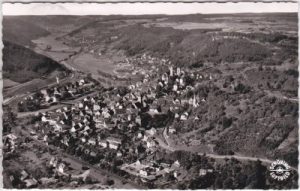 72160 Horb am Neckar, Luftaufnahme, ca. 1955