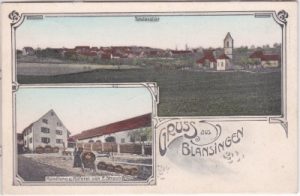 79588 Blansingen (Efringen-Kirchen), Küferei Straub, ca. 1905