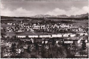 87435 Kempten im Allgäu, Ortsansicht, ca. 1965