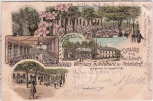 14193 Schildhorn (Berlin-Grunewald), Farblitho, ca. 1895