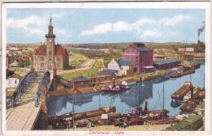 44147 Dortmund, Hafen, Straßenansicht, ca. 1915