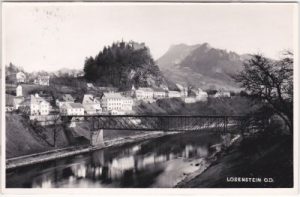 Losenstein (Ober-Donau), Ortsansicht, Brücke, ca. 1940