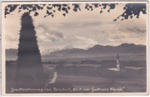 Tarsdorf, Blick vom Gasthaus Hörndl, ca. 1935