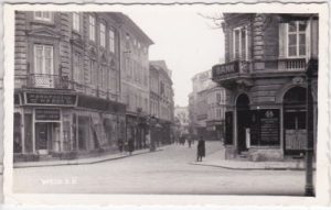 Wels (Oberösterreich), Straßenansicht, ca. 1935