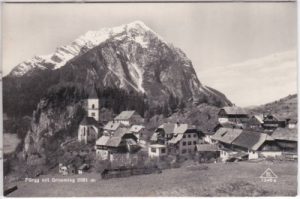 Pürgg-Trautenfels (Stainach-Pürgg), Ortsansicht, ca. 1935