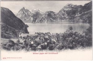 Sisikon (Uri), Urnersee, ca. 1900
