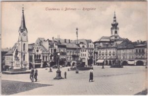 Trautenau in Böhmen (Trutnov), Ringplatz, ca. 1910