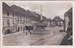 St. Veit an der Glan, Hauptplatz, ca. 1929