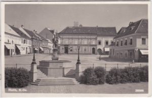 Horn (Niederösterreich), Platzansicht, ca. 1900