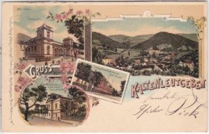 Kaltenleutgeben, u.a. Kursalon, Farblitho, ca. 1900