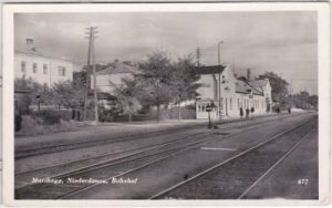Marchegg (Niederdonau), Bahnhof, 1938