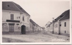 Röschitz (Niederösterreich), Straßenansicht, ca. 1935
