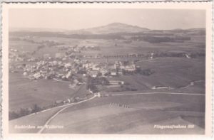 Seekirchen am Wallersee, Luftaufnahme, ca. 1935