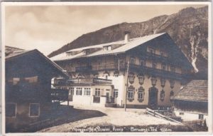 Berwang in Tirol, Gasthof Pension Kreuz, ca. 1925